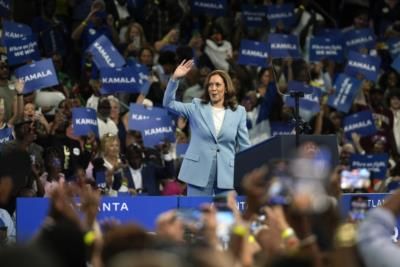 Vice President Kamala Harris Arrives In Chicago For Convention