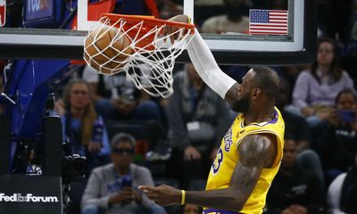 A young NFL quarterback says he could beat LeBron James in a dunk contest