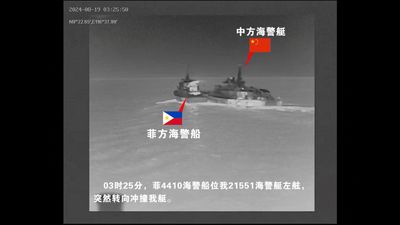 Philippines and China say ships collided at new South China Sea flashpoint