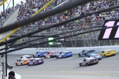 NASCAR Suspends Firekeepers 400 Due To Rain Delay