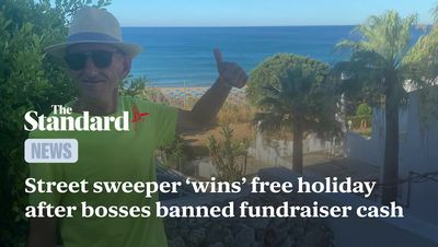 Beckenham street sweeper enjoys Portugal holiday after travel company comes to rescue with free trip