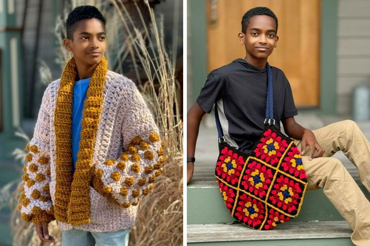 Young Crochet Prodigy That Turned His Hobby Into…