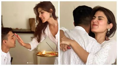 Rhea Chakraborty calls Showik Chakraborty her 'Forever Chapter' as they celebrate Raksha Bandhan together: Pics