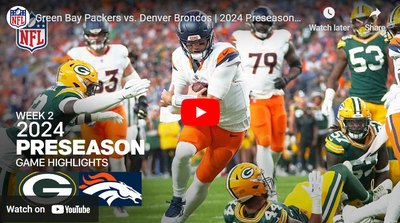 WATCH: Highlights from Broncos’ 27-2 win over Packers