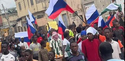 Russian flags waved during Nigeria protests: why it’s a cause for concern