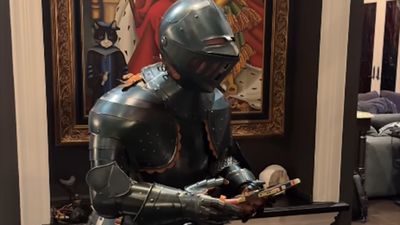 “Sounds better with armour on”: deadmau5 gets suitably suited and booted as he plays Teenage Engineering’s medieval-themed EP-1320 while dressed as a knight