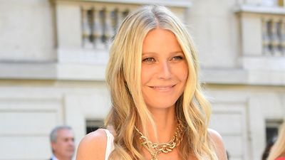 Gwyneth Paltrow is the queen of jewellery layering - her gold necklaces and red knitwear is the polished duo you can rely on this autumn