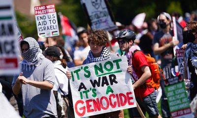 Pro-Palestinian protesters march before Democratic convention: ‘This is about morality’