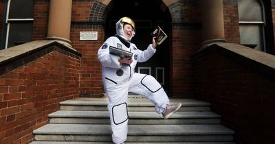 Book Week in high school can be a tough gig, but not for this librarian