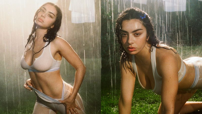 Charli xcx Stars In SKIMS Campaign Negating The Need To Guess The Colour Of Her Underwear