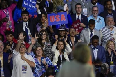 Hillary Clinton Receives Standing Ovation At Democratic National Convention