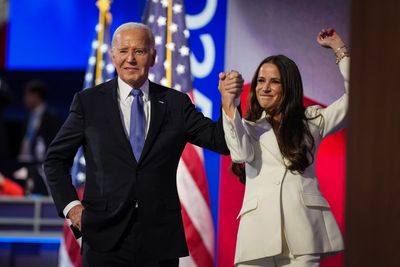 Jill Biden tells DNC she fell in love with Joe all over again after he stepped aside from 2024 race