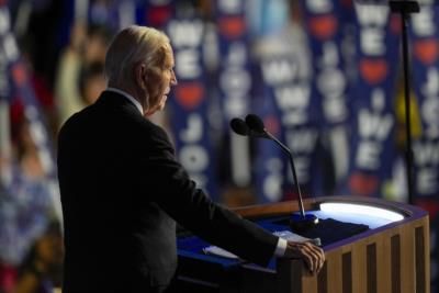 President Biden Reflects On Political Career At DNC Speech