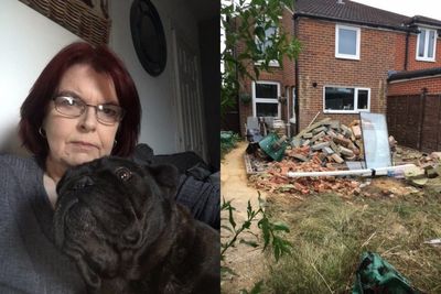 Disabled woman forced to clean with wet wipes for year after ‘cowboy builders’ abandoned renovation