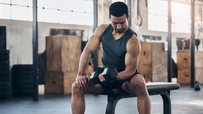 Blow up your biceps in just six minutes with this three-move dumbbell workout