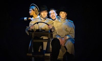 The 39 Steps review – comic homage to Hitchcock thriller goes off the rails