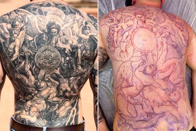 Botched back tattoo put ‘traumatized’ man into therapy, lawsuit says