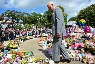 King Charles III meets with survivors of stabbing rampage that fueled unrest across Britain