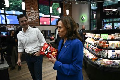 Fox News fumes over Kamala Harris' snack