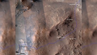 Perseverance Mars rover begins 820-foot climb up 'Witch Hazel Hill'