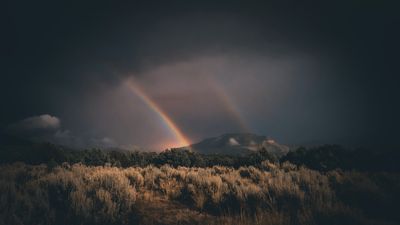 Photographer captures rare double 'moonbow' ahead of Supermoon Blue Moon. 'It was a wonderful sight to behold!'