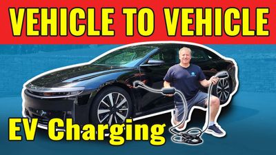 Lucid RangeXchange: Watch Us Charge An EV With Another EV