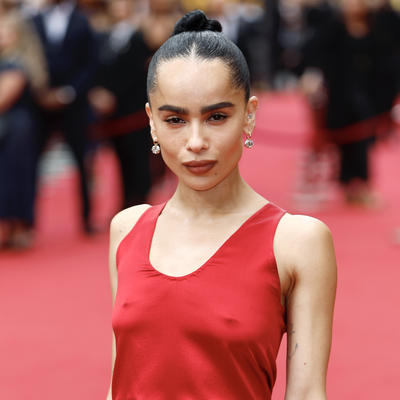 Zoë Kravitz's Red 'Blink Twice' Premiere Dress Has a Sinister Subliminal Meaning