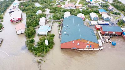 Western Alaska Yup'ik village floods as river rises from a series of storms