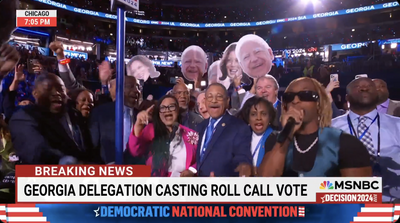 Lil John made a surprise appearance at the DNC delegate roll call for Georgia, and the results were hysterical