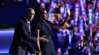 ‘Yes she can’: Obamas laud Harris at Democratic National Convention