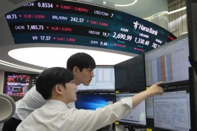 Asian Shares Decline Following Wall Street Slip