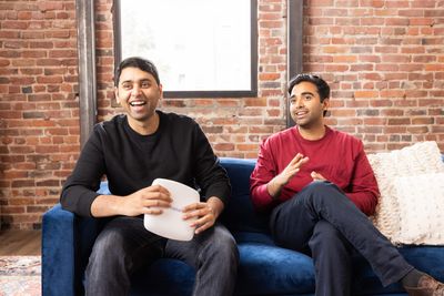 Meter cofounders Sunil and Anil Varanasi are brothers, partners, and competitors—who play on the same team