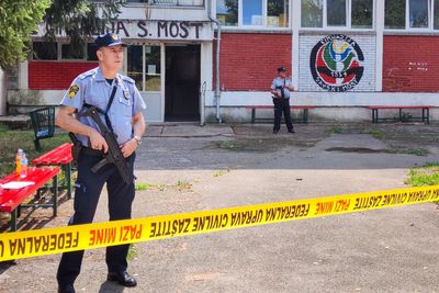 School employee kills at least 3 people in a Bosnian town, police say