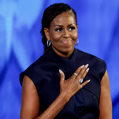 Michelle Obama's Futuristic DNC Pantsuit Represents Hope in the 2024 Election