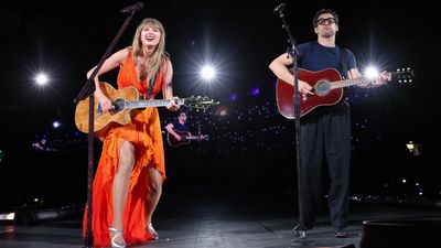 “I get to make music with one of my best friends in the world”: Taylor Swift brings on collaborator Jack Antonoff and Florence Welch at Wembley