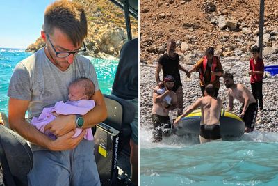 50-Day-Old Baby Rescued After Being Stranded On Greek Island For Three Days