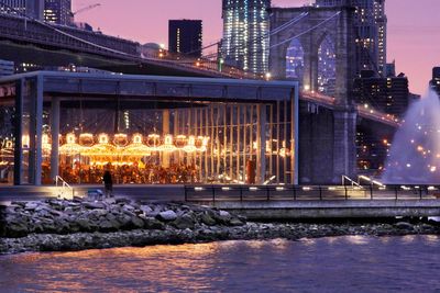 Human bones found near carousel in waterfront park in Brooklyn