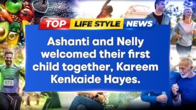 Ashanti And Nelly Welcome Baby Boy, Kareem Kenkaide Hayes!