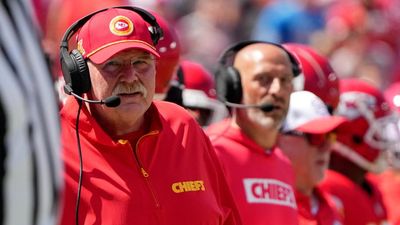 Mics Caught Andy Reid's Nonchalant Reaction to Patrick Mahomes's Behind-the-Back Pass