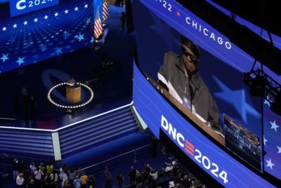 Stevie Wonder Urges Action And Voting At DNC Performance