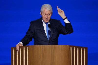 Bill Clinton sends DNC crowd wild with quips about Trump’s age, ‘me, me, me, me’ mentality and Hannibal Lecter