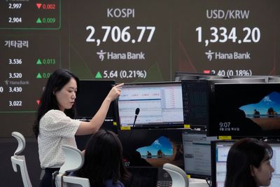 Asian benchmarks trade mixed ahead of US Fed chair's speech