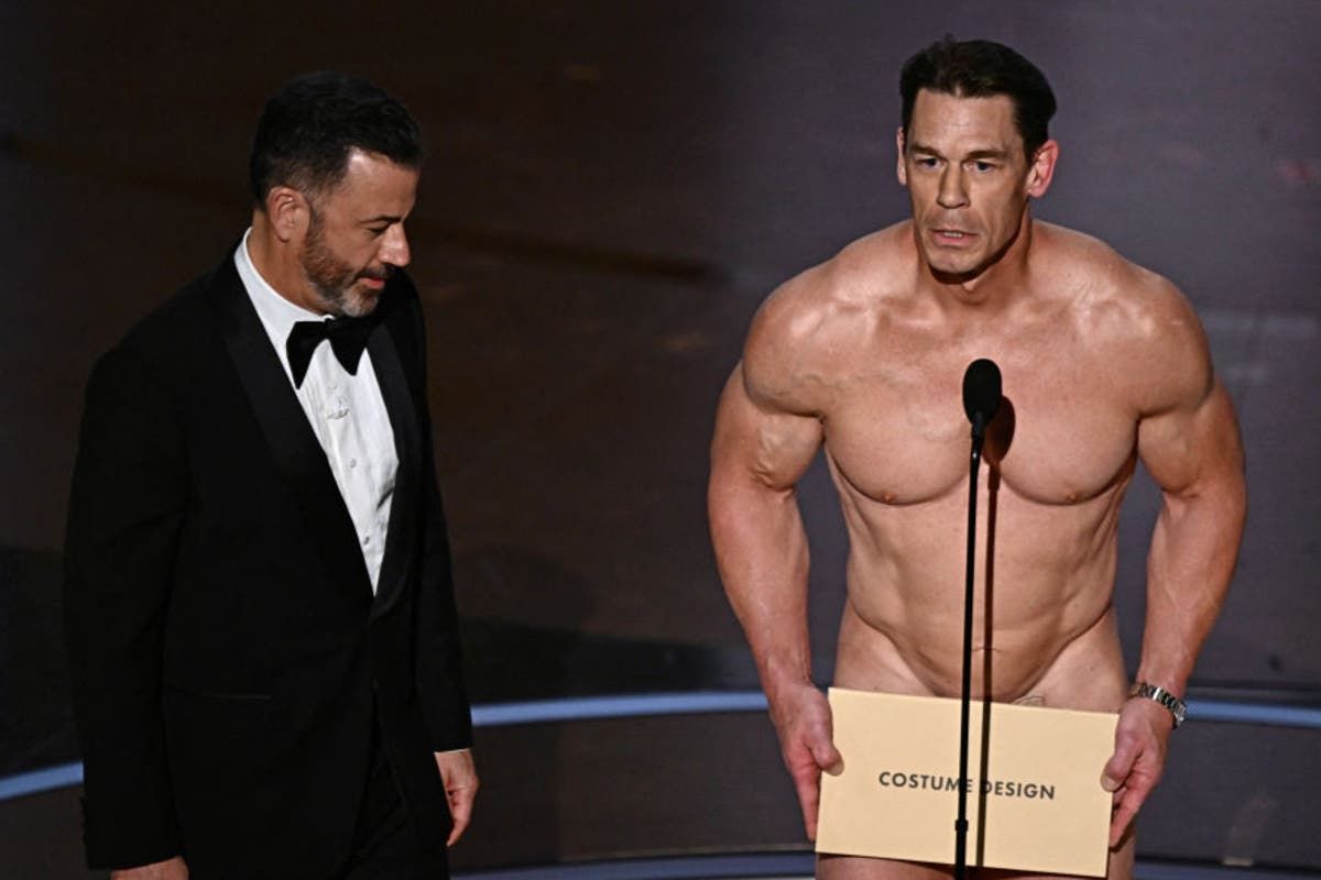 John Cena admits appearing naked at the Oscars was…