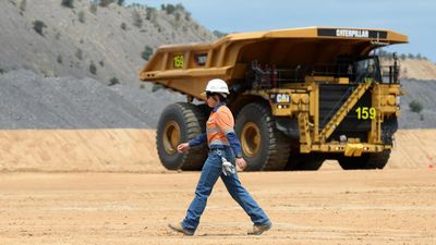 Massive haul truck involved in mine worker's death