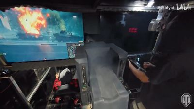 Tank sim enthusiasts take their battle station build to a new level of realism