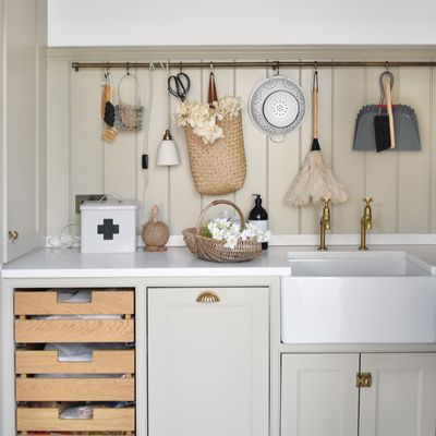 I'm a professional interior stylist and these are the things I always include in a modern country-style utility room