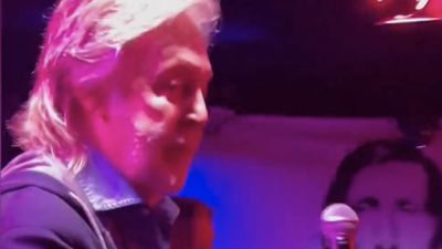 Paul McCartney joins Chad Smith and Andrew Watt for a surprise knees-up in Long Island, NY