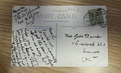 Postcard sent 121 years ago finally arrives at Swansea address