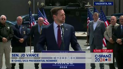 "Is He In A Parking Lot?": JD Vance Georgia Event Compared To Giuliani Four Seasons Total Landscaping Moment