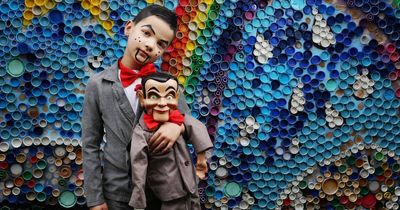 Colourful characters transform quiet main drag into fantastical realm